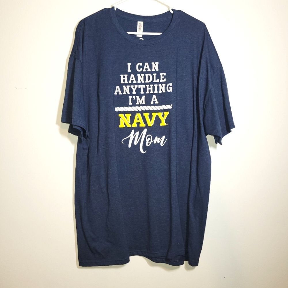 New Jerzees NAVY MOM T-Shirt 2XL
